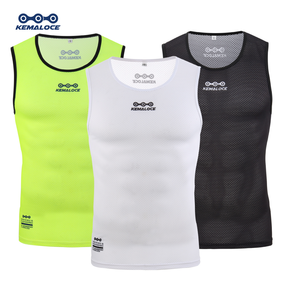 Sleeveless Undershirt - KEMALOCE Cycling Base Layer Sleevess Breathable