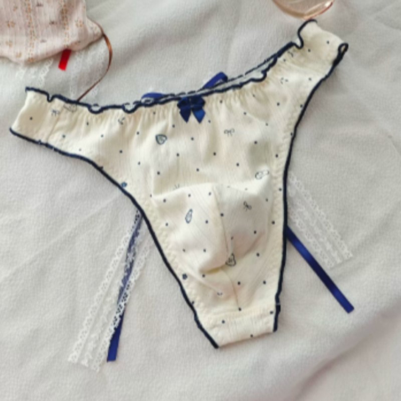 Boxer Shorts Modal - Japanese New Sweet Floral Bow Cross-dressing