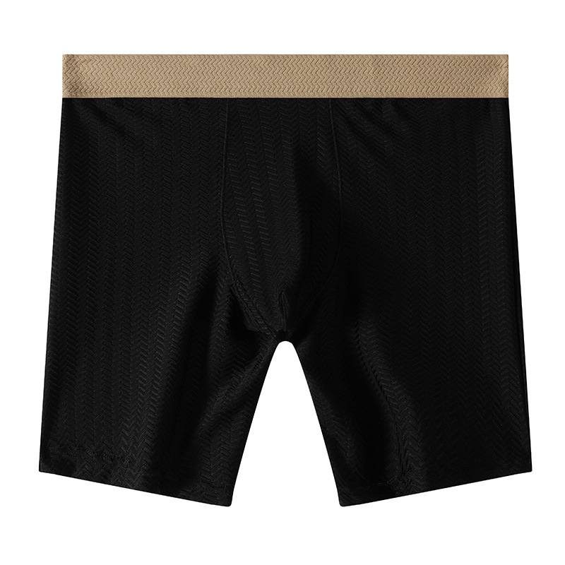 Mens Boxer Shorts Homme Nylon  - Long Leg Trunk Men ulasan dan harga