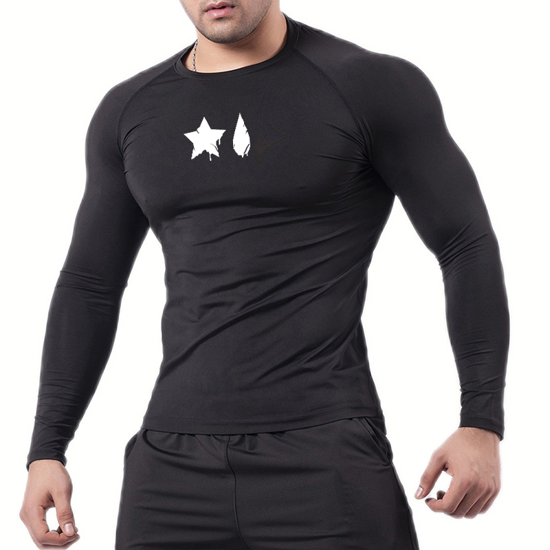 Spider Print Compression Shirt - Base Layer Top ulasan dan harga