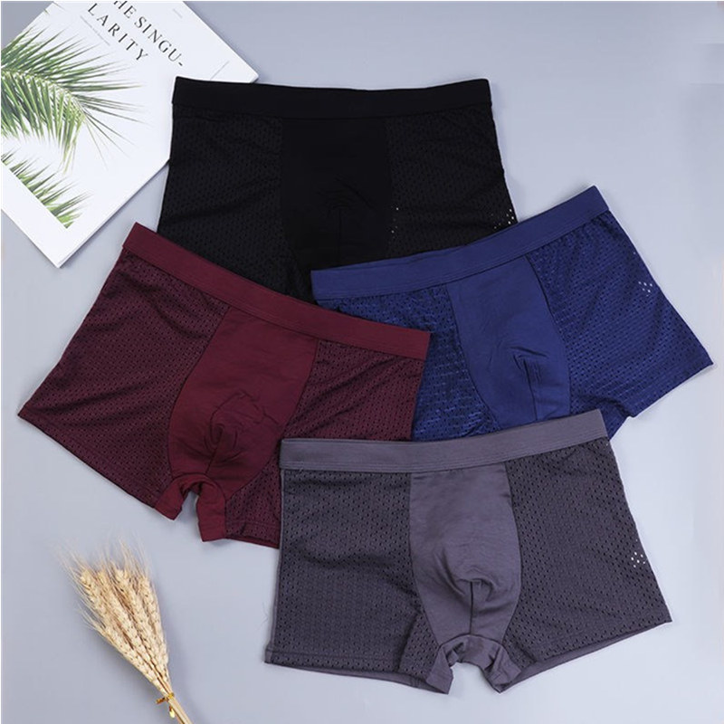 8pcs/Lot Underwear Boxer short - Bamboo Fiber Trunk ulasan dan harga