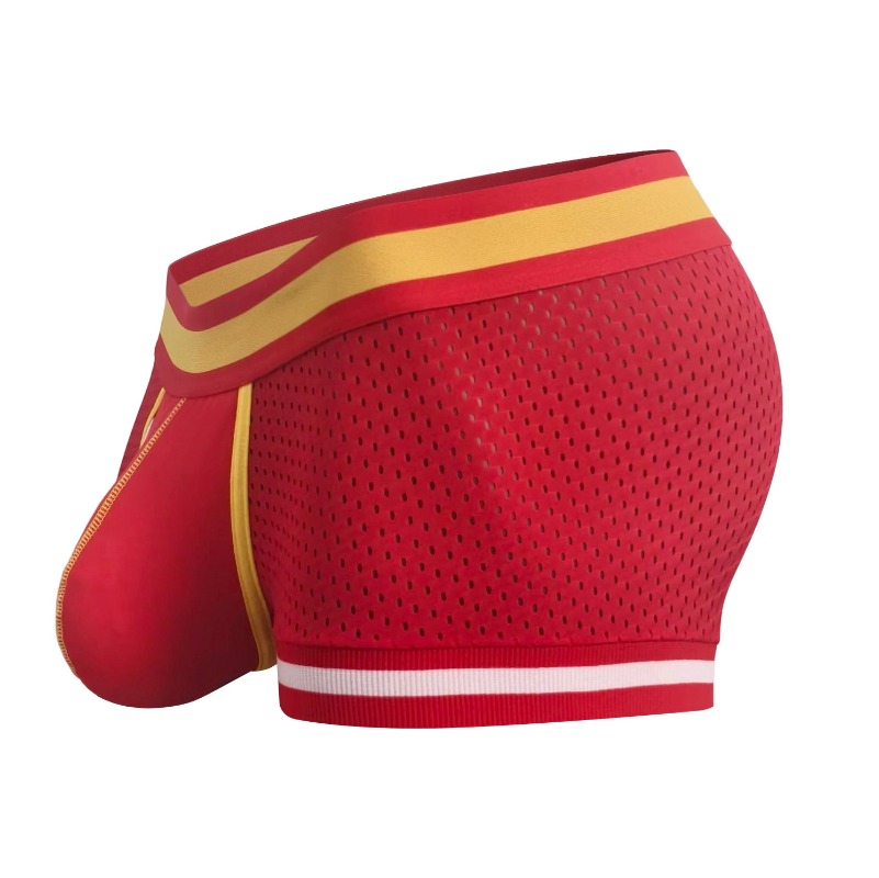 Men Mesh Boxer Briefs U Convex - Mesh Sport Boxer ulasan dan harga