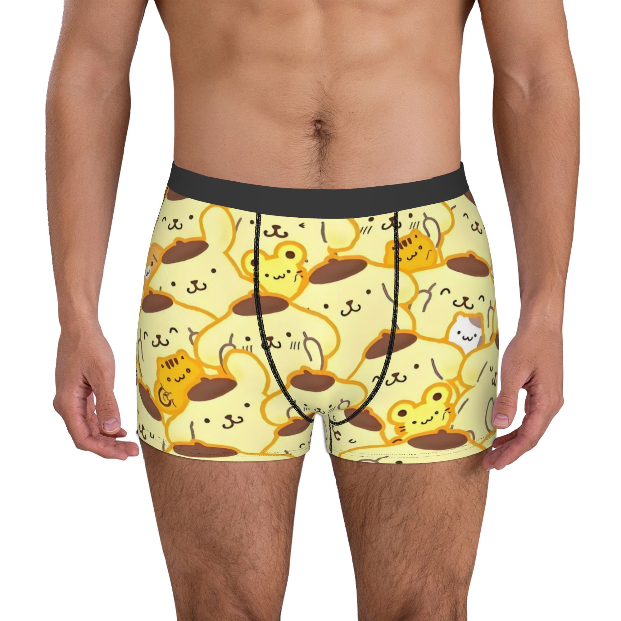 Cartoon Pompompurin Underwear  - Boxer Shorts Modal ulasan dan harga