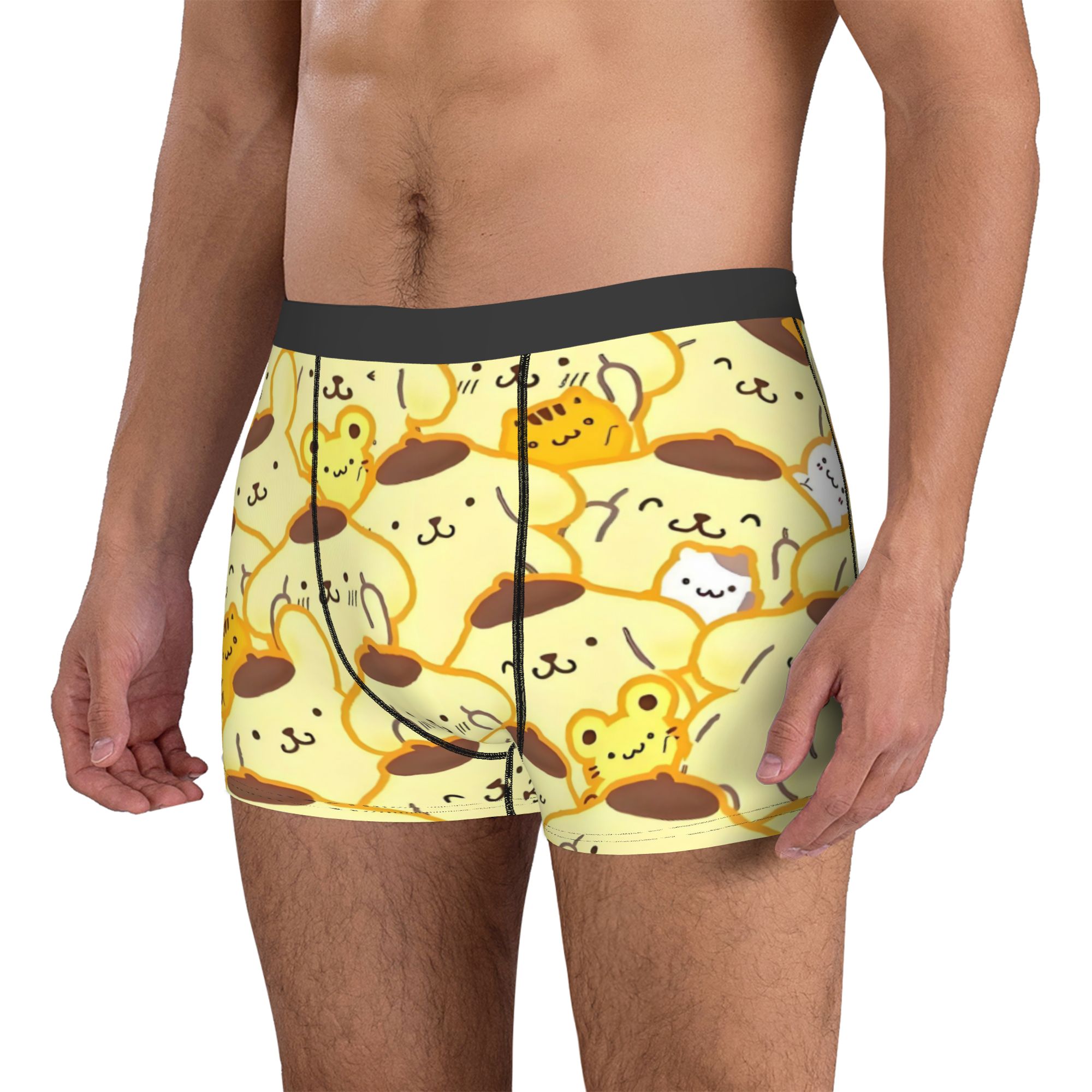 Cartoon Pompompurin Underwear  - Boxer Shorts Modal ulasan dan harga