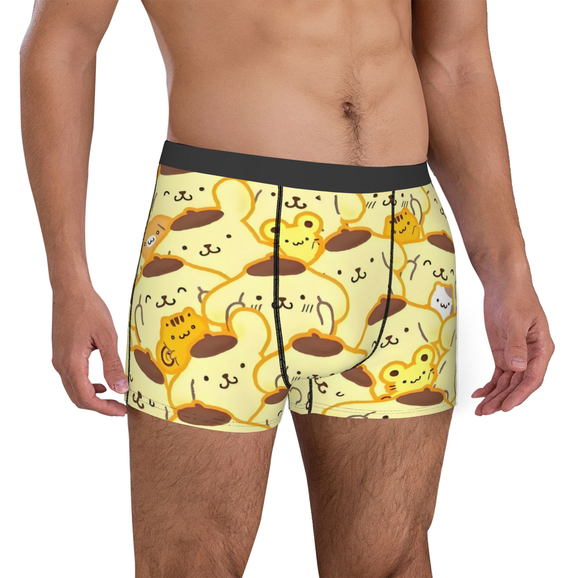 Cartoon Pompompurin Underwear  - Boxer Shorts Modal ulasan dan harga