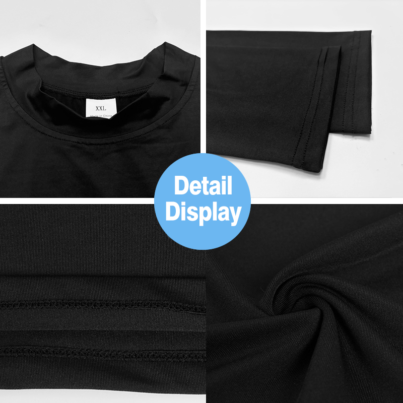 Men's Running Turtleneck Quick - T Shirt Tight Fit ulasan dan harga