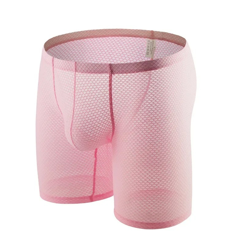 Men's Underwear Gays See Throu - Long Leg Trunk Men ulasan dan harga
