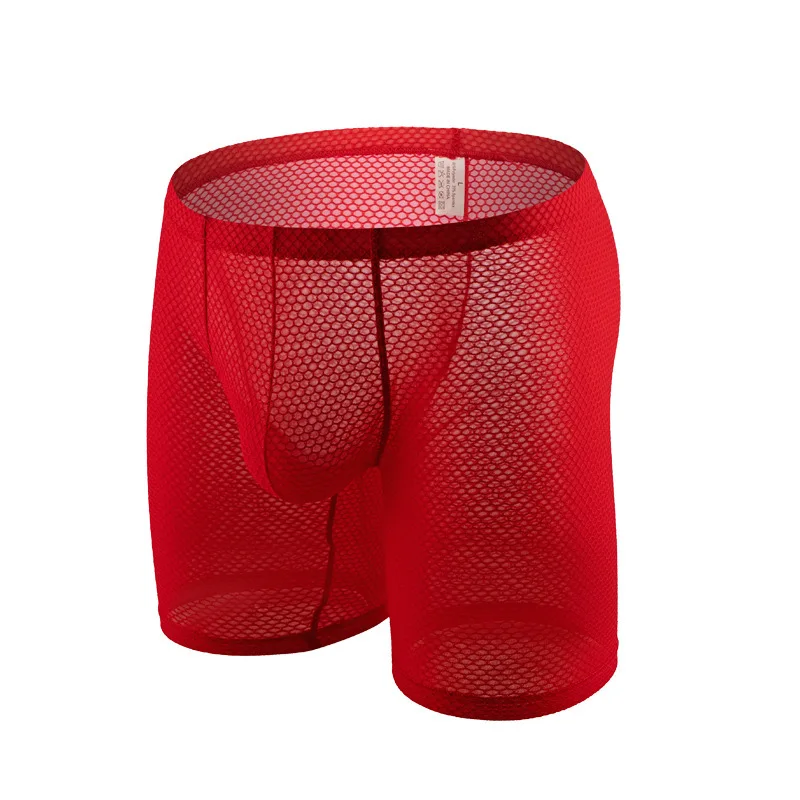 Men's Underwear Gays See Throu - Long Leg Trunk Men ulasan dan harga
