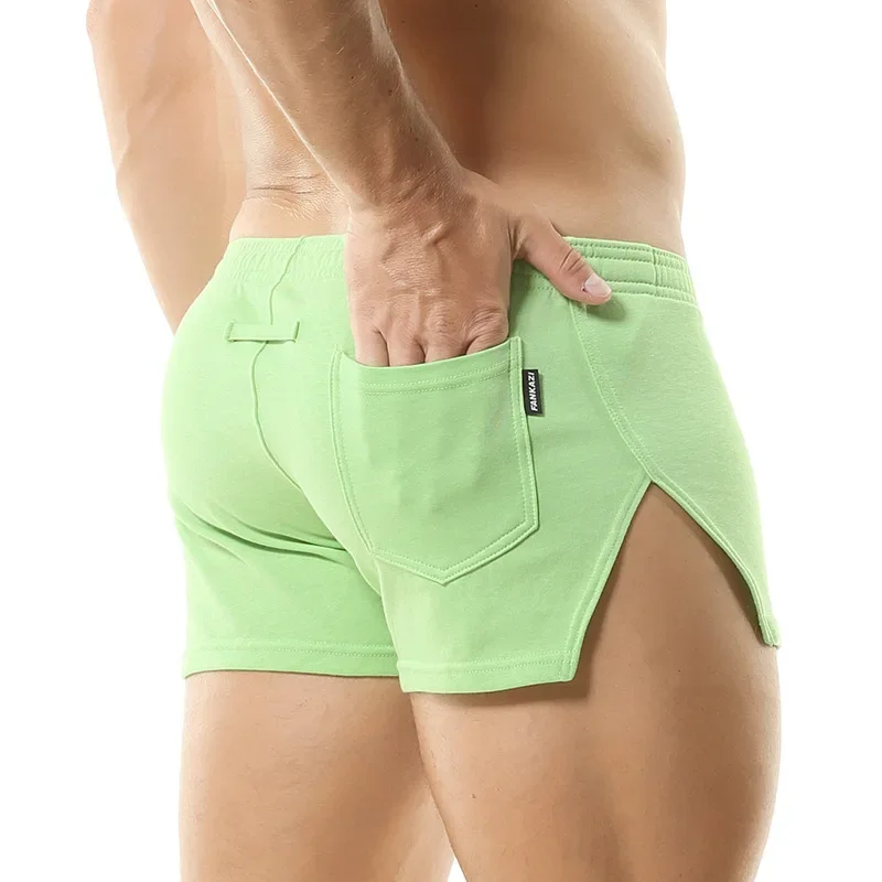 Men's Casual Shorts Solid Colo - Trunk Breathable Men ulasan dan harga