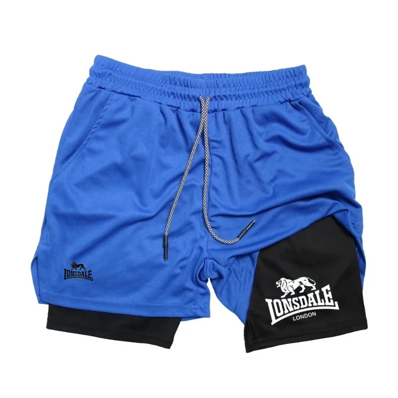 Print 2 in 1 Running Shorts fo - Compression Shorts Athletes ulasan dan harga