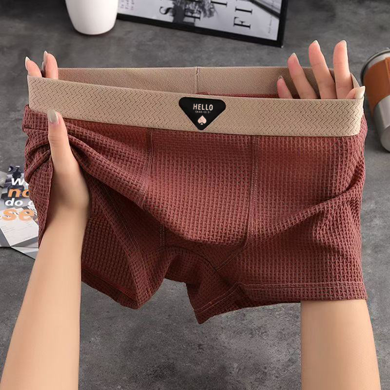 4pcs Men's Boxer Shorts Ice Si - Multi Pack Underwear ulasan dan harga