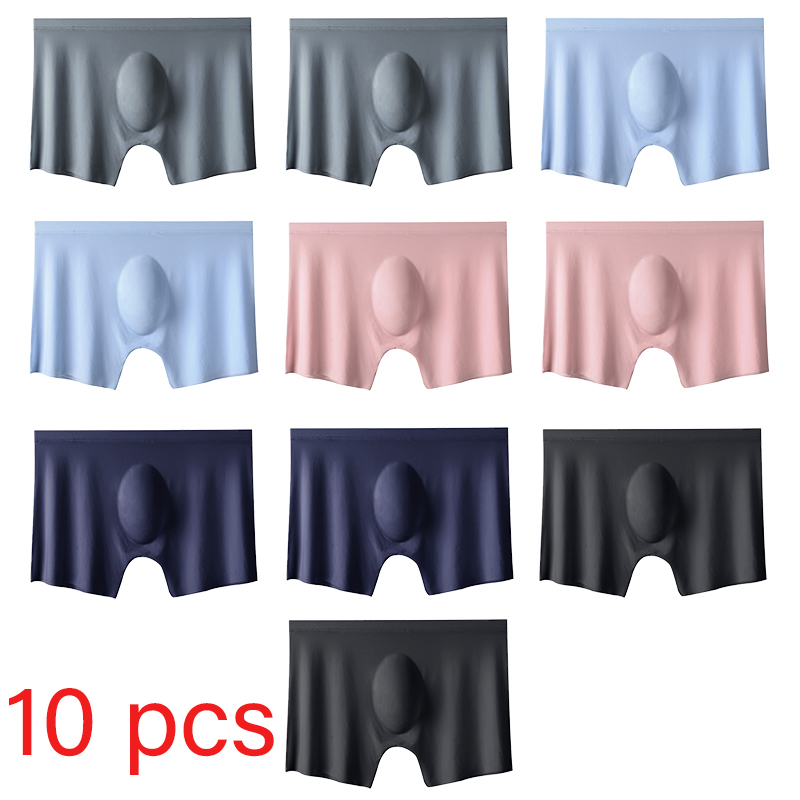 10 Pcs/Lot Men's Summer Ice Si - Multi Pack Underwear ulasan dan harga