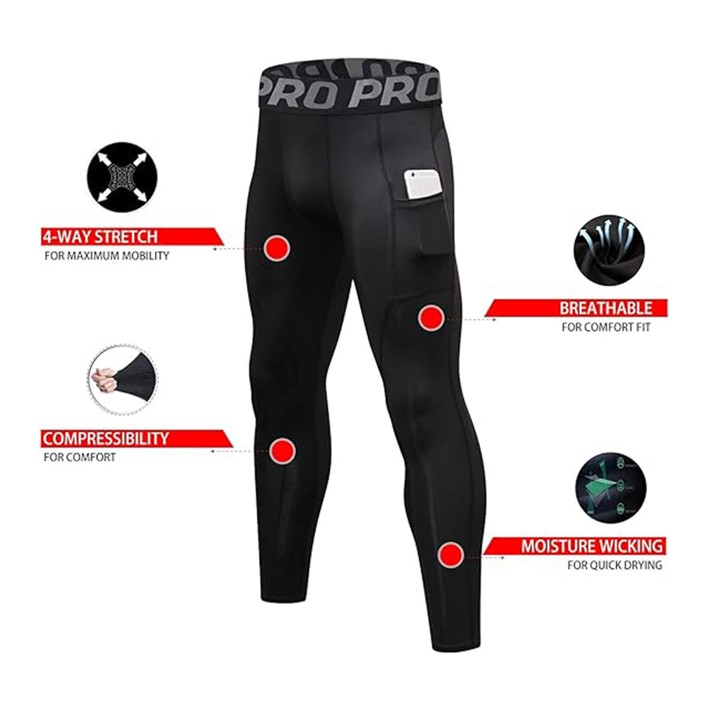 Men's Compression Pants Long J - Compression Long Pant ulasan dan harga