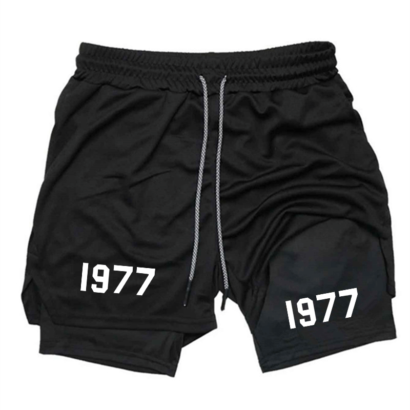 Sportswear 2-in-1Gym Workout S - Compression Shorts Athletes ulasan dan harga