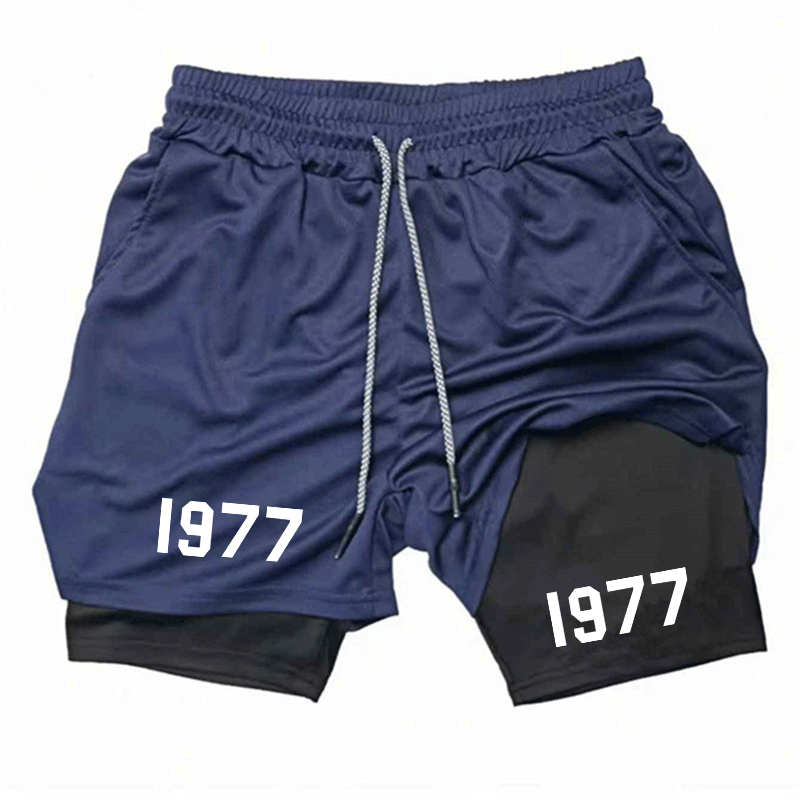Sportswear 2-in-1Gym Workout S - Compression Shorts Athletes ulasan dan harga