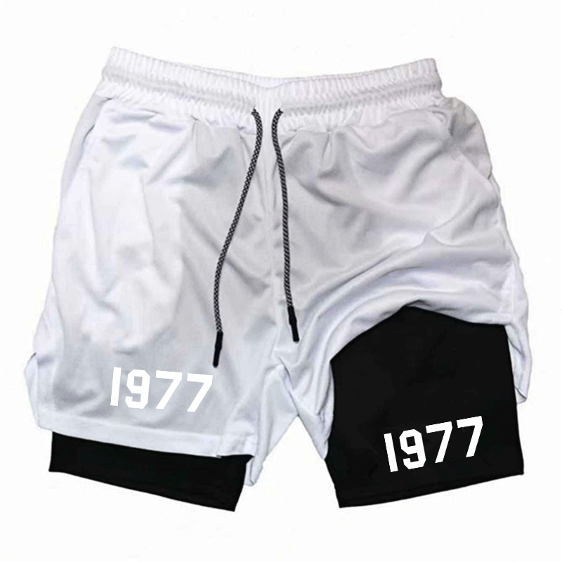 Sportswear 2-in-1Gym Workout S - Compression Shorts Athletes ulasan dan harga