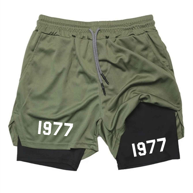 Sportswear 2-in-1Gym Workout S - Compression Shorts Athletes ulasan dan harga
