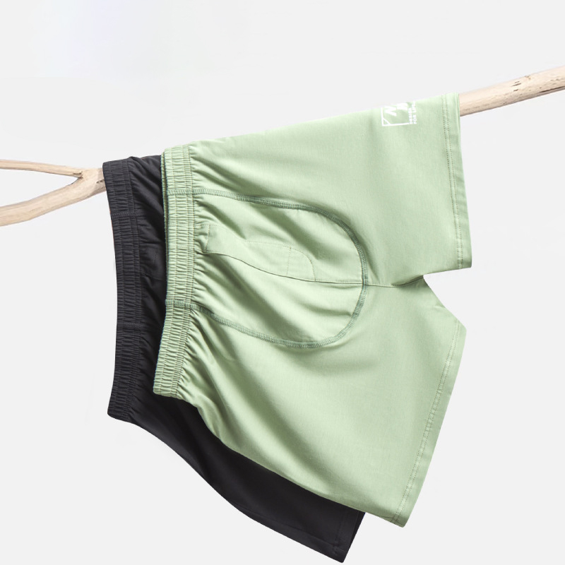 Solid Color Men Underwear Boxe - Boxer Shorts Modal ulasan dan harga