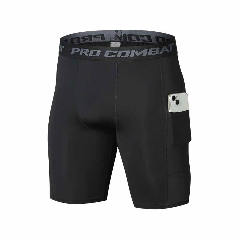 2026 Mens Gym Shorts with Pock - Compression Shorts Athletes ulasan dan harga