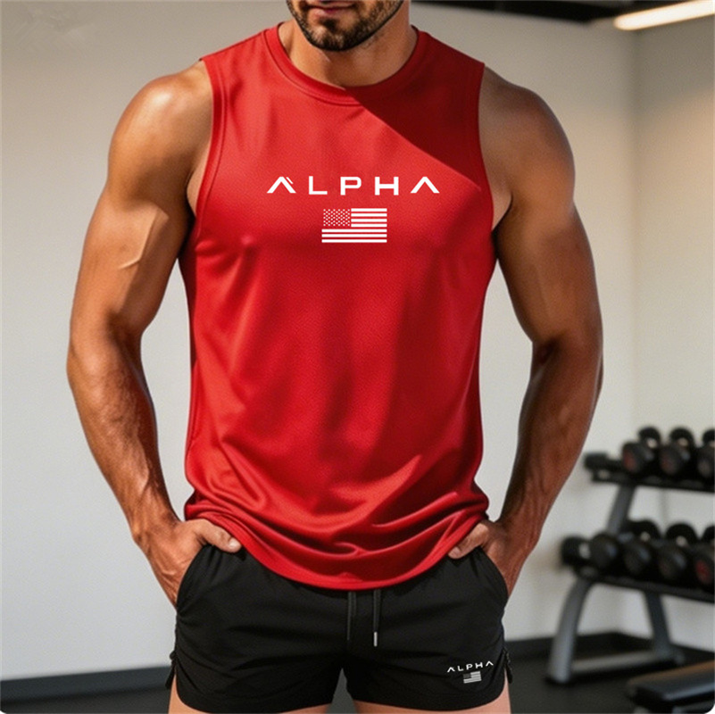 2026 Alpha Men's Printed Round - Undershirt Crew Neck ulasan dan harga