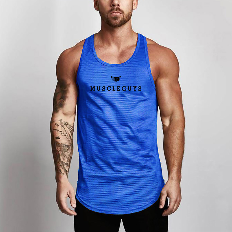 Summer Men New Mesh Quick Dry  - Sleeveless Undershirt ulasan dan harga