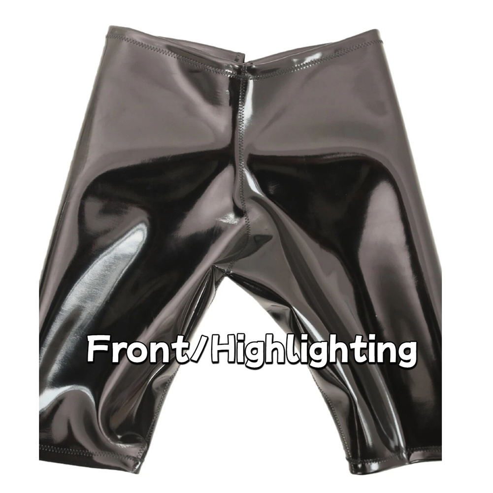 Men Cloth Latex Smooth Panties - Long Leg Trunk Men ulasan dan harga