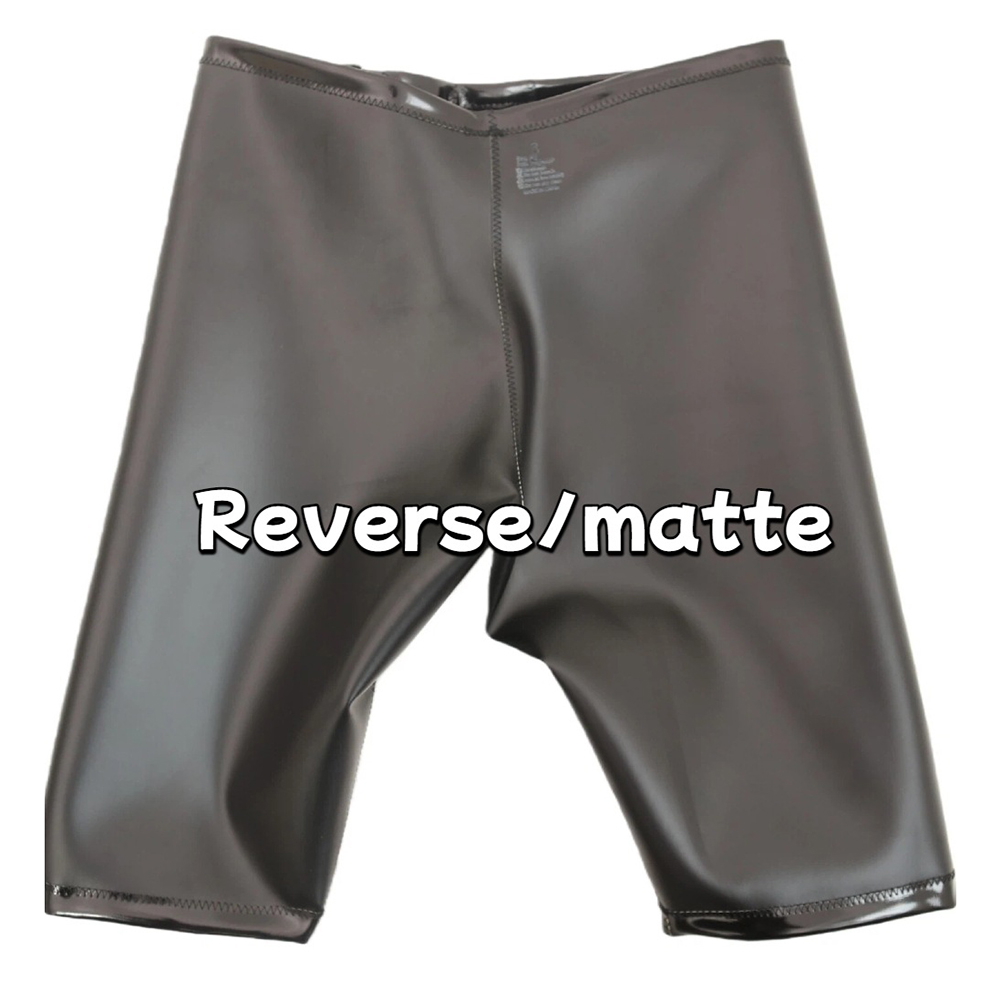 Men Cloth Latex Smooth Panties - Long Leg Trunk Men ulasan dan harga