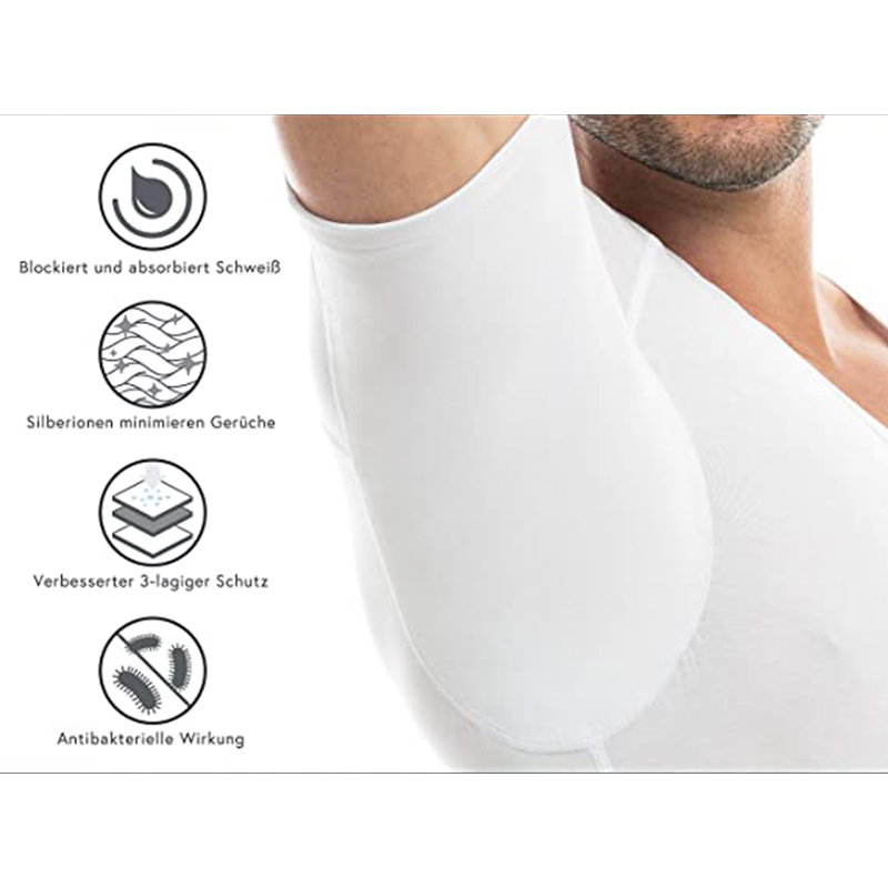 Men Undershirts Anti-transpira - Undershirt Crew Neck ulasan dan harga