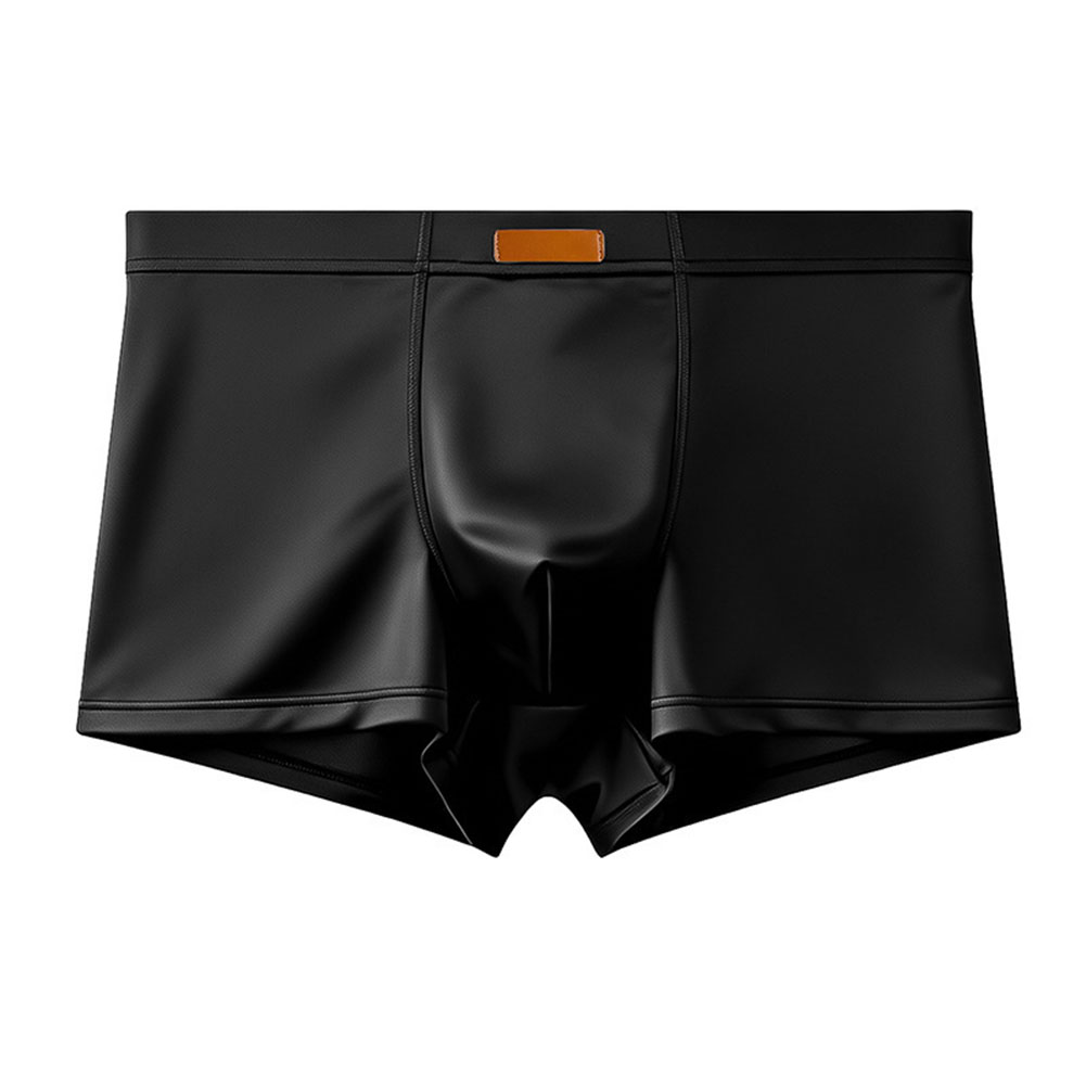 Men Ice Silk Satin-like Boxer  - Pouch Boxer Pouch ulasan dan harga