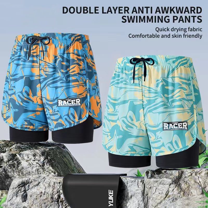 Swimming Trunks Adult Double L - Trunk Breathable Men ulasan dan harga