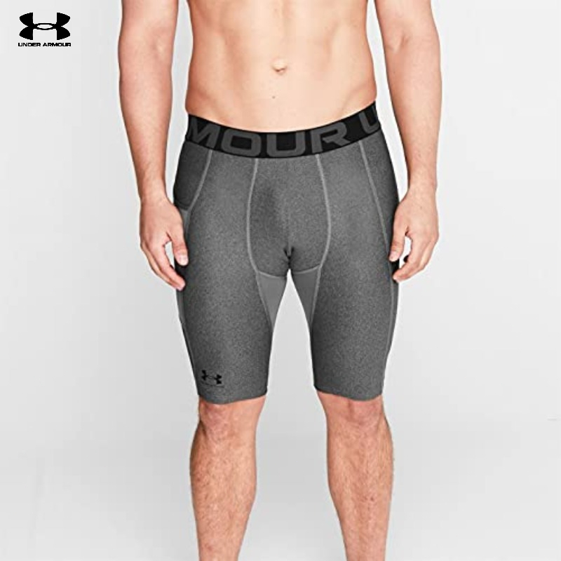Genuine UA Men HeatGear Armour - Compression Shorts Athletes ulasan dan harga