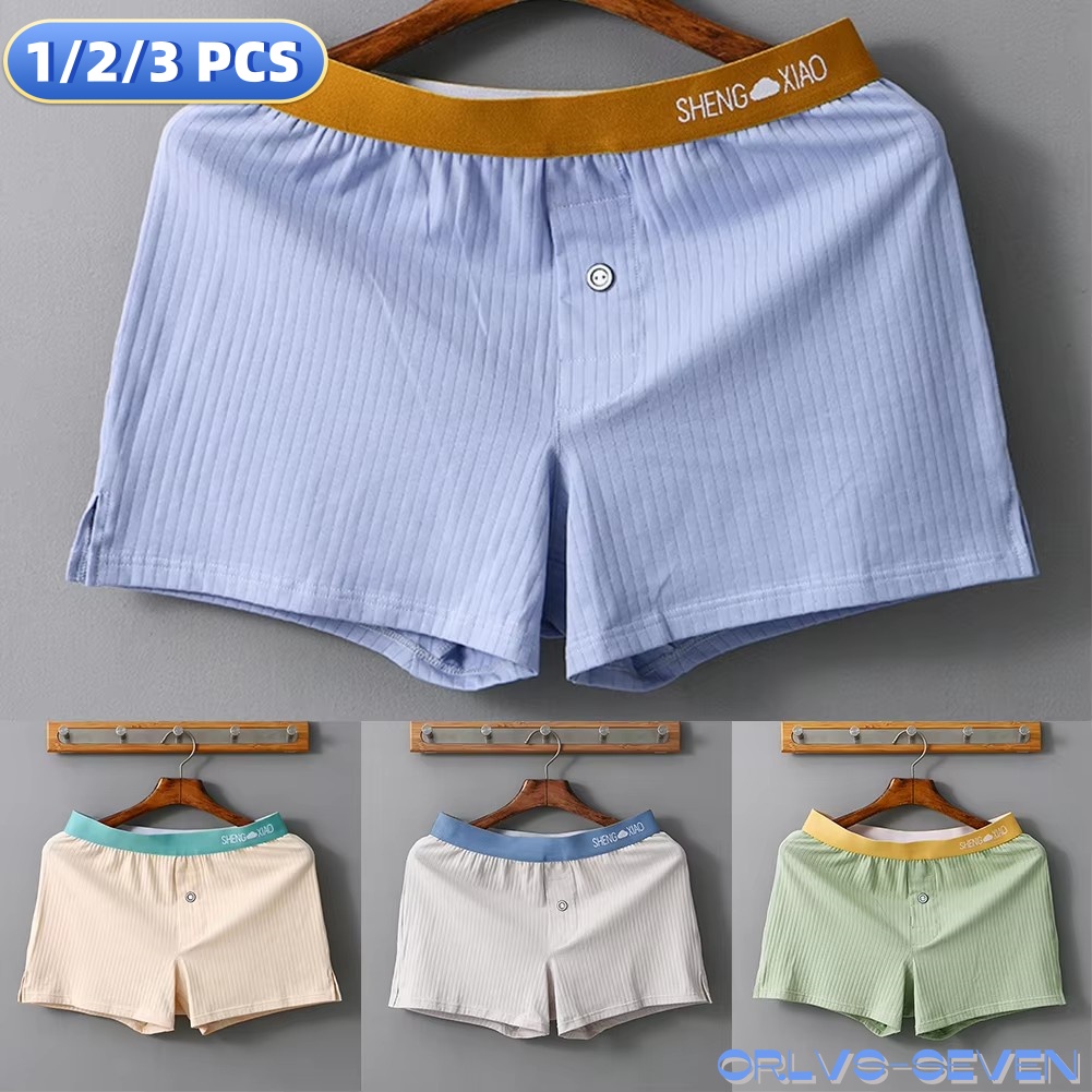 1/2/3 PCS Men's Panties Cotton - Boxer Shorts Modal ulasan dan harga