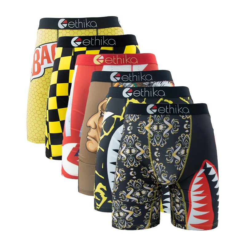 ETHIKA 6Pcs Men Underwear Boxe - Boxer Shorts Modal ulasan dan harga