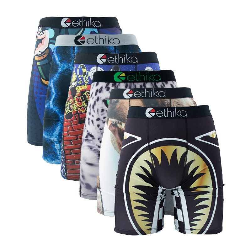 ETHIKA 6Pcs Men Underwear Boxe - Boxer Shorts Modal ulasan dan harga