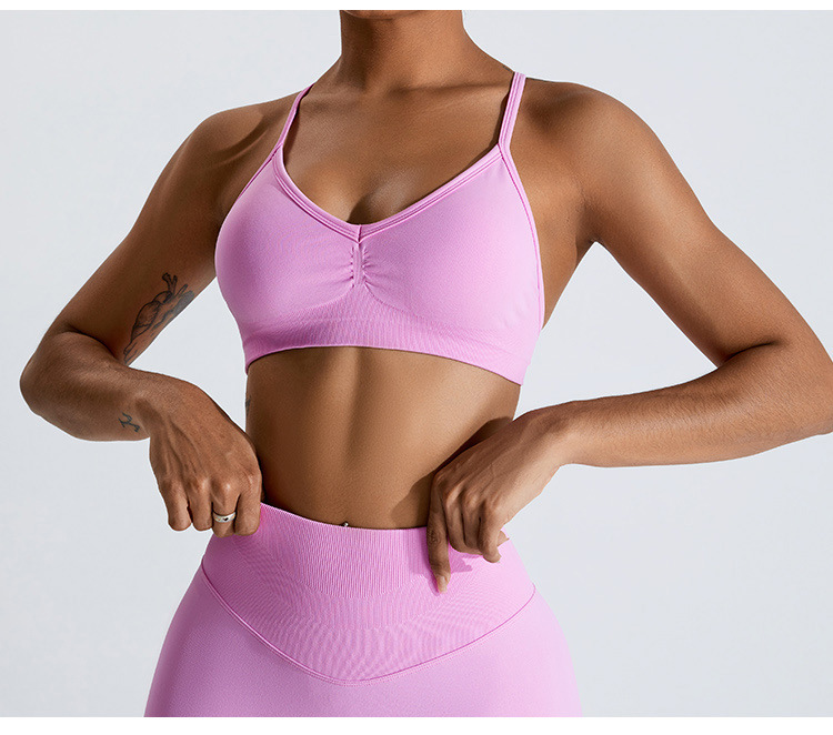Summer Sexy Scrunch Sports Bra - Quick Dry Underwear ulasan dan harga