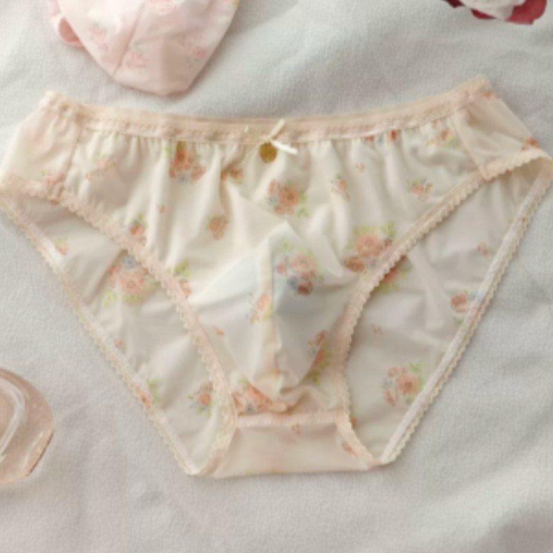 Japanese New Sweet Floral Bow  - Boxer Shorts Modal ulasan dan harga