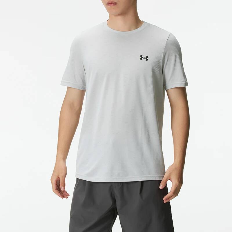Under Armour Men Slim Fit Mesh - Undershirt Crew Neck ulasan dan harga