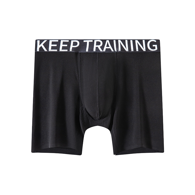 Men's Ice Silk Long Leg Boxer  - Long Leg Trunk Men ulasan dan harga