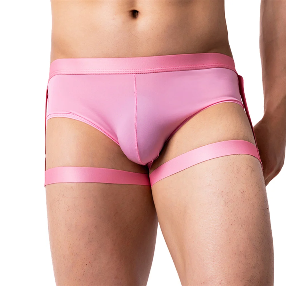 Mens Solid Color Boxers Underw - Bamboo Fiber Trunk ulasan dan harga