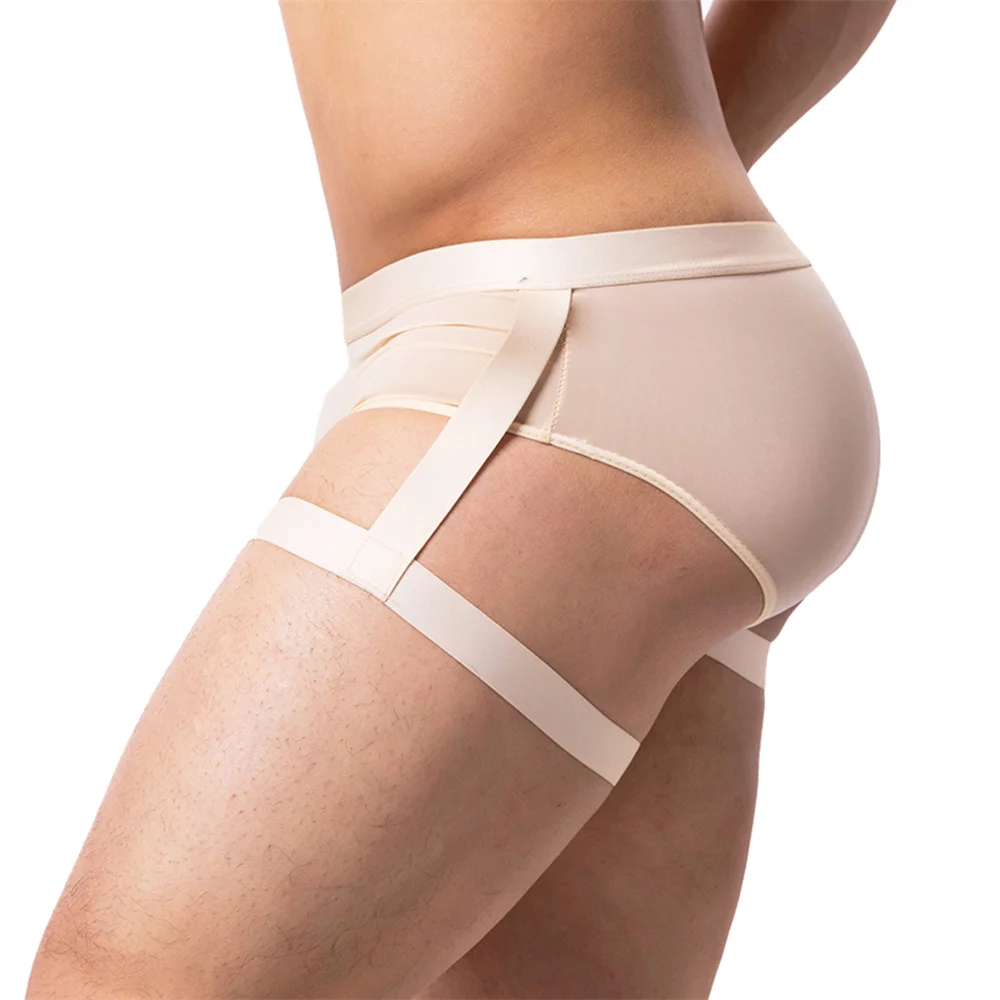 Mens Solid Color Boxers Underw - Bamboo Fiber Trunk ulasan dan harga