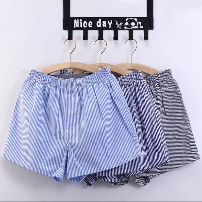3 pc/lot M-3XL Classic Plaid M - Multi Pack Underwear ulasan dan harga