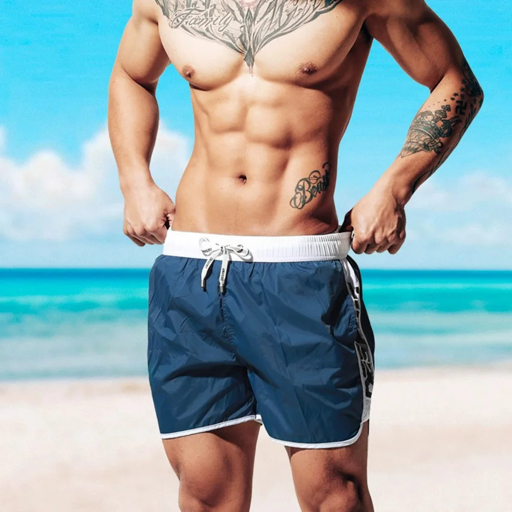 New Men's Swimsuit Shorts Beac - Bamboo Fiber Trunk ulasan dan harga