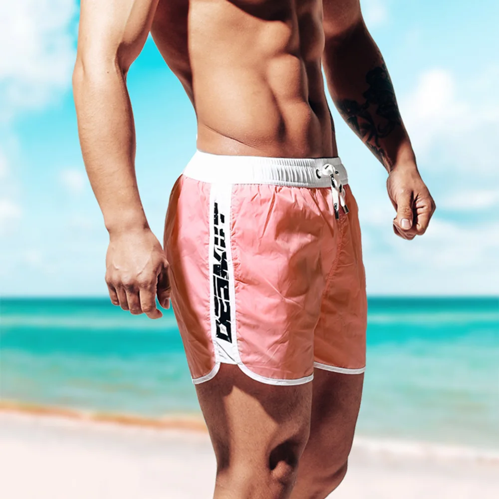 New Men's Swimsuit Shorts Beac - Bamboo Fiber Trunk ulasan dan harga