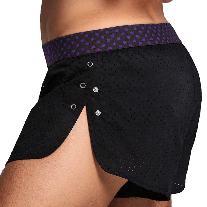 New Fashion Men button split B - Mesh Sport Boxer ulasan dan harga