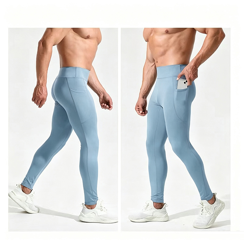3 Pcs Men High Waist Compressi - Compression Long Pant ulasan dan harga