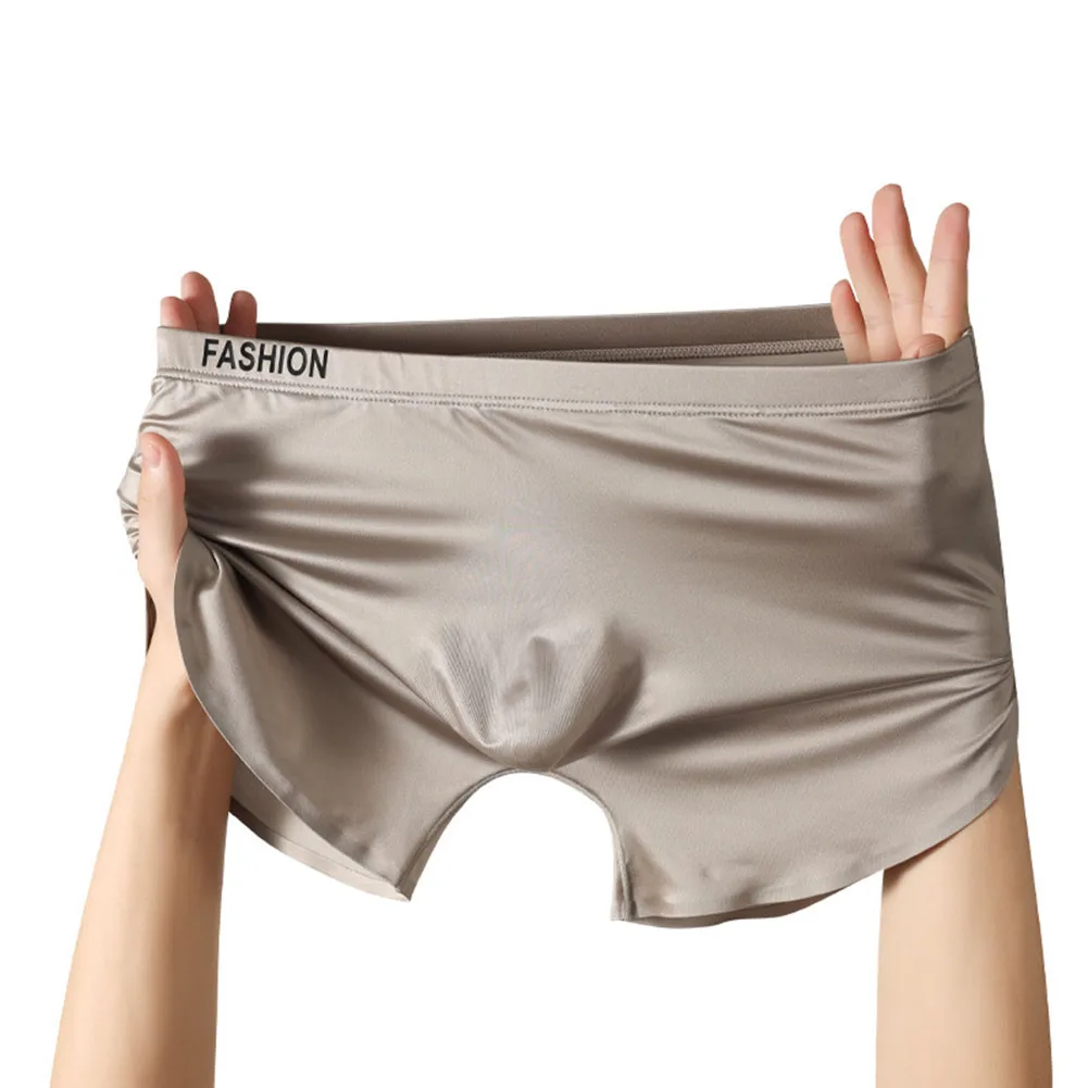 Men's Ice Silk Seamless Boxers - Pouch Boxer Pouch ulasan dan harga