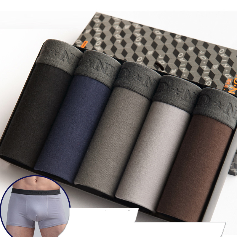 5Pcs/lot Men Underwear Cotton  - Multi Pack Underwear ulasan dan harga