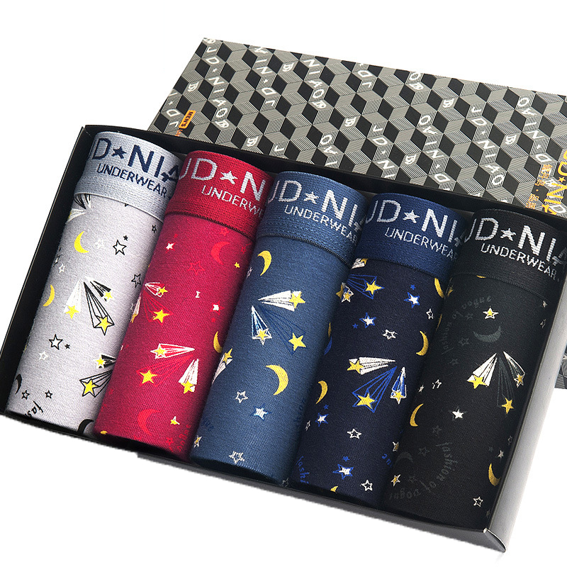 5Pcs/lot Men Underwear Cotton  - Multi Pack Underwear ulasan dan harga