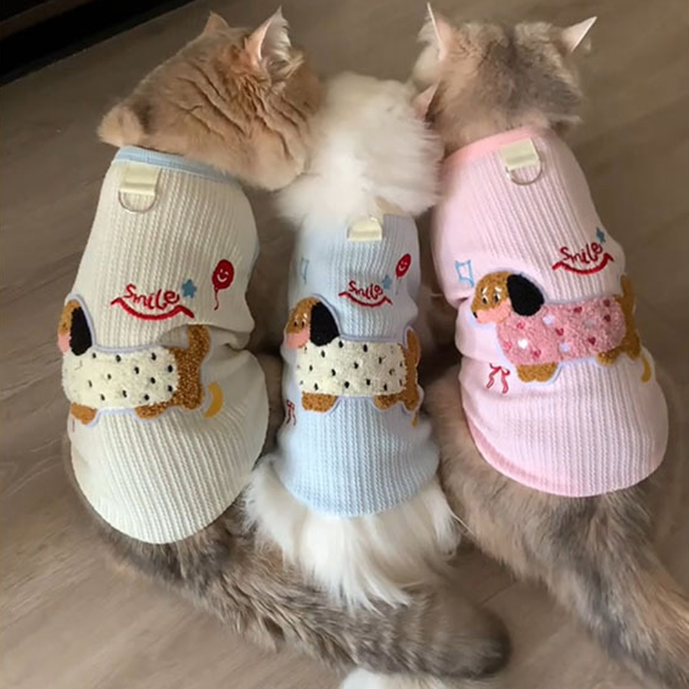 Small Cat Vest Undershirt Brea - Sleeveless Undershirt ulasan dan harga