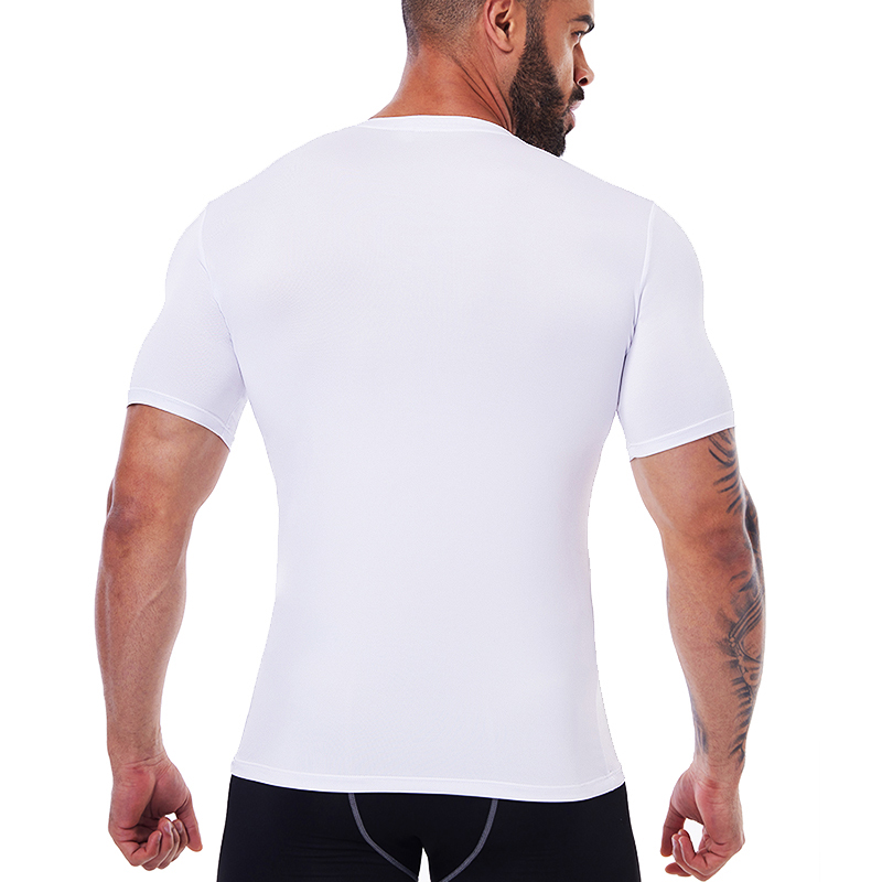 Men V Neck Compression Shirts  - Undershirt Crew Neck ulasan dan harga